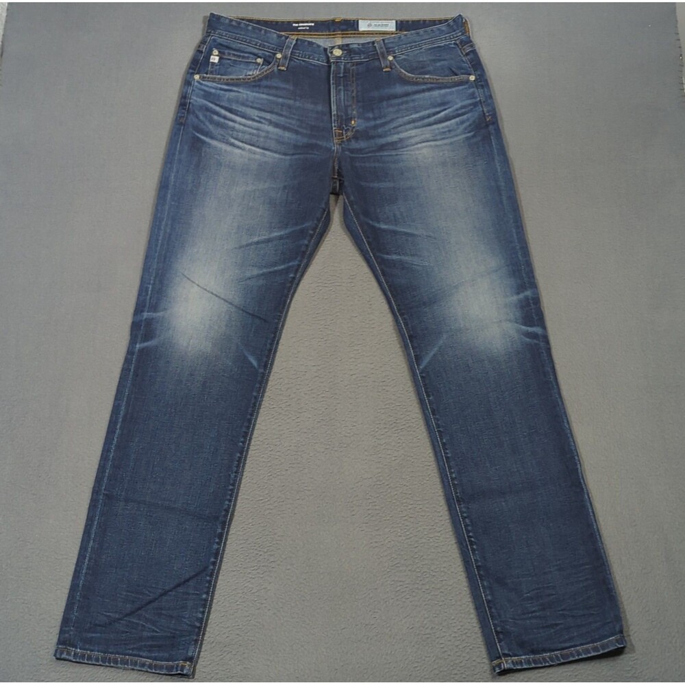 Ag Adriano Goldschmied Jeans Men's 34R Blue The Graduate Tailored Leg